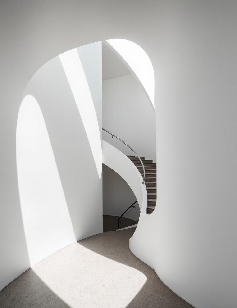 White Geometry — architecture photography
